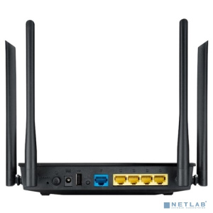Роутер беспроводной ASUS ASUS RT-AC1200 (V2) 4 LAN, 100 Мбит/с, 4 (802.11n), 5 (802.11ac), IPv6 черный