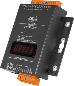 2-портовый программируемый сервер RS-232 и RS-485 с индикацией