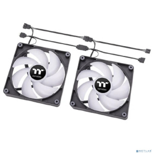 Кулер для компьютерного корпуса, Thermaltake, CT120 ARGB Sync PC Cooling Fan, CL-F149-PL12SW-A, ARGB 120мм вентилятор, 2000об.мин, 4pin PWM/3pin ARGB,