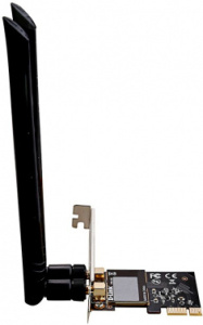 Сетевой адаптер Wi-Fi D-Link DWA-582 DWA-582/RU/10/B1A AC1200 PCI Express (ант.внеш.съем) 2ант. (упак.:10шт)