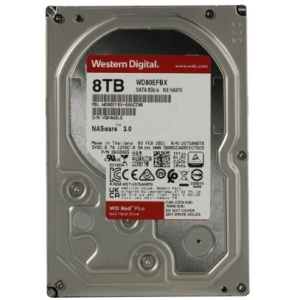 8TB WD Red Plus (WD80EFBX) {Serial ATA III, 7200- rpm, 256Mb, 3.5", NAS Edition}