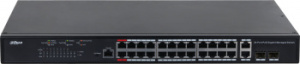 Коммутатор Dahua DH-PFS4226-24GT-230 (L2+) 24x1Гбит/с 2SFP 24PoE 230W управляемый