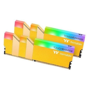 Комплект модулей памяти Thermaltake TOUGHRAM RGB Metallic Gold Gaming Memory RG26D408GX2-3600C18A 16GB DDR4 3600 DIMM Non-ECC, CL18, 1.35V, Heat Shiel