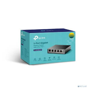 TP-Link TL-SG1005LP Настольный коммутатор с 5 гигабитными портами (4 порта PoE+)
