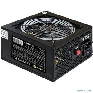 Exegate EX289069RUS БП 800W ExeGate EVO800-LT ATX, APFC, 12cm RGB fan, 24p, (4+4)p, PCI-E, 5SATA, 3IDE, black
