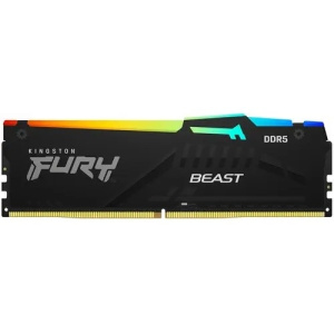 Kingston 32GB 5600MT/s DDR5 CL40 DIMM FURY Beast RGB KF556C40BBA-32