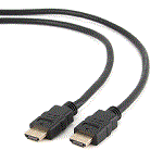 Кабель HDMI Cablexpert CC-HDMI4-1M, 19M/19M, v2.0, медь, позол.контакты, экран, 1м, черный, пакет