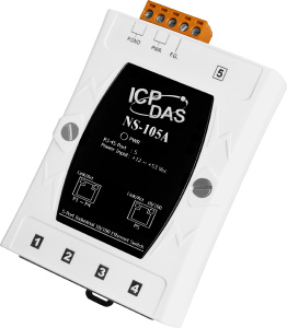 Коммутатор 5 x 10/100BaseTX, питание +12 ~ +53 В