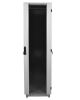 Шкаф ЦМО Шкаф телекоммуникационный напольный 48U (800 800) дверь стекло, чёрный
