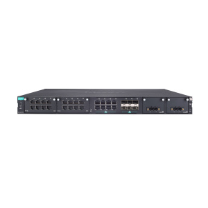 Модульный управляемый коммутатор L3 с 8 портами 2.5GBaseT(X), 6 портами 10GbE SFP+, 2 слотами для интерфейсных модулей расширения, 2 слотами для модул