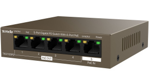 Коммутатор PoE TEG1105PD, отличающийся низкой стоимостью, высокой производительностью и функцией Plug & Play, представляет собой одновременно PSE и Коммутатор PoE TEG1105PD, отличающийся низкой стоимостью, высокой производительностью и функцией Plug & Play, представляет собой одновременно PSE и