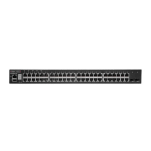 Коммутатор Edge-corE 48 x GE + 2 x 10G SFP+ ports + 1 x expansion slot (for dual 10G SFP+ ports) L3 Stackable Switch, w/ 1 x RJ45 console port, 1 x US