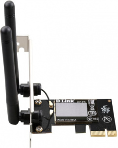 Сетевой адаптер Wi-Fi D-Link DWA-548 N300 PCI Express (ант.внеш.несъем.) 2ант.