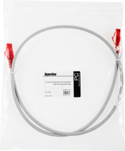 Патч-корд Hyperline PC-LPM-UTP-RJ45-RJ45-C5E-1M-LSZH-GY PC-LPM-UTP-RJ45-RJ45-C5E-1M UTP RJ-45 вил.-вилка RJ-45 кат.5E 1м серый LSZH (уп.:1шт) 24AWG