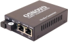 Медиаконвертер OSNOVO OMC-100-21S5a Оптический медиаконвертер Fast Ethernet. 2 медных порта (RJ45) 10/100Base-T (IEEE 802.3i, IEEE 802.3u, IEEE 802.3x