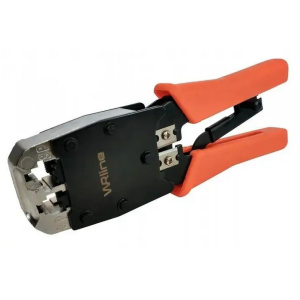 Инструмент обжимной Hyperline WRline WR-500R Кримпер для RJ45/8P8C, RJ12/6P6C и RJ11/6P4C