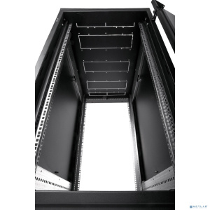 ЦМО Шкаф телекоммуникационный напольный 27U (600 х 1000) дверь стекло, цвет чёрный(ШТК-М-27.6.10-1ААА-9005)