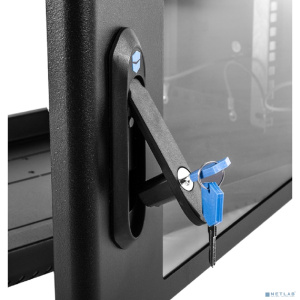 ЦМО Шкаф телекоммуникационный настенный сварной 6U (600 x 350) съёмные стенки, дверь стекло, чёрный, ШРН-6.350-9005