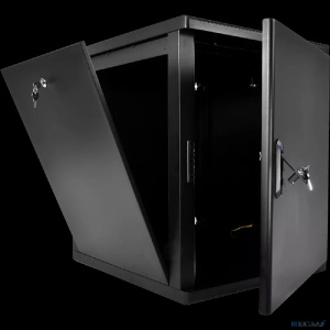 ЦМО Шкаф телекоммуникационный настенный разборный 15U (600 x 520) съемные стенки, дверь металл, цвет черный (ШРН-М-15.500.1-9005)