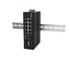 Промышленный PoE коммутатор Gigabit Ethernet OSNOVO SW-60812/I Промышленный PoE коммутатор на 11 портов. Порты: 6 x FE (10/100Base-T) с PoE (до 30W) +
