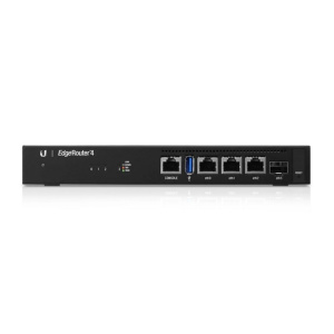 Маршрутизатор Ubiquiti EdgeRouter |ER-4| маршрутизатор 4 ядра (1 ГГц), 3х 1G RJ45, 1х SFP, (020657)