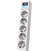 Сетевой фильтр Сетевой фильтр PILOT sG, 5м, 5 розеток GP, 10А/2,2кВт, св. серый , Россия