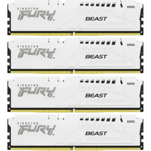 Память оперативная/ Kingston 64GB 6000MT/s DDR5 CL40 DIMM (Kit of 4) FURY Beast White XMP Память оперативная/ Kingston 64GB 6000MT/s DDR5 CL40 DIMM (Kit of 4) FURY Beast White XMP