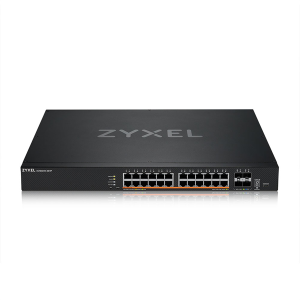 Коммутатор Мультигигабитный L3 Access коммутатор PoE++ Zyxel NebulaFlex Pro XMG2230-28HP, rack 19", 24xRJ-45: 1/2.5G PoE++, 4xSFP+, бюджет PoE 700/144