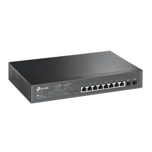 Коммутатор TP-Link Коммутатор/ 10-Port Gigabit Smart Switch with 8-Port PoE+, 8? Gigabit PoE+ Ports, 2? Gigabit SFP Slots