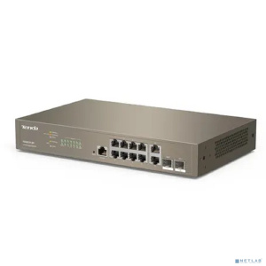 TENDA TEG5312F Коммутатор L3 управляемый в стойку 10-Ports 10/100/1000Base-T + 2-Ports 1000 Base-X SFP
