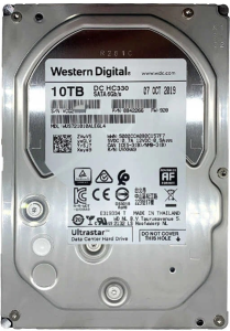 Жесткий диск Western Digital Ultrastar DC HС330 HDD 3.5" SATA 10TB, 7200 rpm, 256MB buffer, 512e/4kN, 0B42266, 1 year