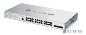 TP-Link S5500-24GP4F Управляемый коммутатор Omada Pro уровня 2+ с 24 гигабитными портами PoE+ и 4 портами SFP
