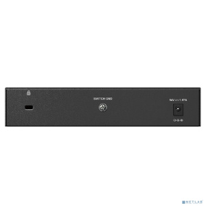 D-Link DGS-1008P/E1A Неуправляемый коммутатор с 8 портами 10/100/1000Base-T (4 порта PoE 802.3af/at, PoE-бюджет 80 Вт)