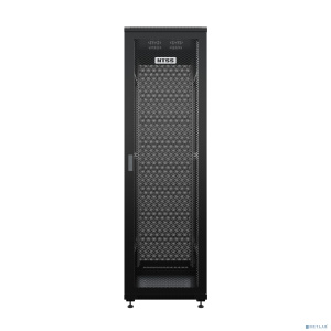 NTSS Шкаф напольный универсальный серверный NTSS R 42U 800х1200мм, 4 профиля 19, двери перфорированная и перфорированная двухстворчатая, боковые стенк