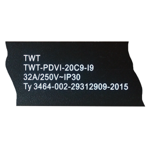 Блок розеток Блок розеток вертикальный, 1-фазный с автоматом, A/V-метр, 16A / 250V, 20xC19, шнур 3.0 м, разъем IEC309