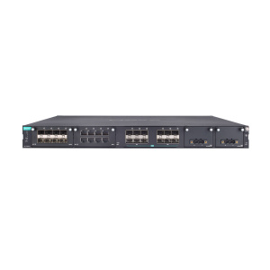 Модульный управляемый коммутатор L2 с 12 портами 10GbE SFP+, 2 слотами для интерфейсных модулей расширения, 2 слотами для модулей питания, с расширенн