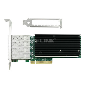 Сетевой адаптер Lr-Link LREC9804BF-4SFP+ PCIe 3.0 x8, Intel XL710, 4*SFP+ 10G NIC Card {50} (302977)