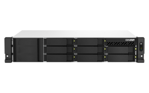 Система хранения данных QNAP SMB 2U/8bay QC 2,2GhzCPU/4Gb(upto64Gb)/upto 20HDD with TL-R1200S-RP /SATA(3,5'' 2,5")/ 4xUSB3.2/2xExp.slot/2x2,5Gb/iSCSI/