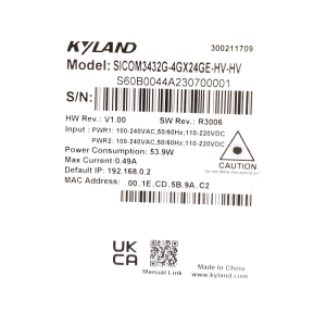 Коммутатор 2 уровня с 4 слотами 1000Base-X SFP, 24 портами 10/100/1000Base-T(X) (разъем RJ45), два входа питания 110-240 В перем. или 110-220 В пост.<