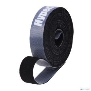 Крепеж Hyperline WASNR-5x25-BK Лента (липучка) в рулоне, ширина 25 мм, длина 5м, черная