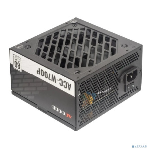 Accord ACC-W700P ATX 700W ACC-W700P 80+ white (20+4pin) 120mm fan 6xSATA RTL