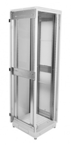 Шкаф коммутационный ЦМО (ШТК-М-33.6.8-4ААА) напольный 33U 600x800мм пер.дв.перфор. задн.дв.стал.лист 2 бок.пан. 450кг белый