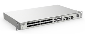Коммутатор Ruijie Reyee 24-Port SFP L2+ Managed Switch, 24 SFP Slots, 8 Gigabit RJ45 Combo Ports,4 *10G SFP+ Slots,19-inch Rack-mountable Steel Case, Static Rout