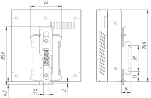 Российский промышленный модуль ввода/вывода - 8 аналоговых входов 0–10 В с возможностью подключения шунта для приема токового сигнала 0–20 мА (выбирае