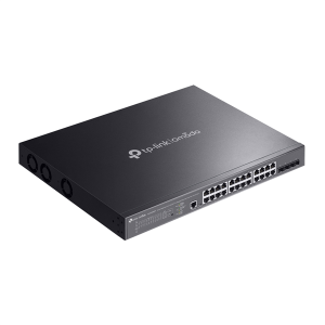 Коммутатор TP-Link SG3428XMPP, Omada 24-Port Gigabit and 4-Port 10GE SFP+ L2+ Managed Switch with 16-Port PoE+ & 8-Port PoE++
