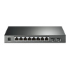Коммутатор TP-Link Коммутатор/ 8-port gigabit Smart PoE+ Switch with 2 SFP uplink ports,desktop mount, 8 802.3af/at compliant PoE+ ports, 2 SFP uplink ports, 58W PoE Коммутатор TP-Link Коммутатор/ 8-port gigabit Smart PoE+ Switch with 2 SFP uplink ports,desktop mount, 8 802.3af/at compliant PoE+ ports, 2 SFP uplink ports, 58W PoE