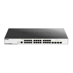 Коммутатор D-Link DGS-3000-28X/B1A Управляемый коммутатор 2 уровня с 24 портами 10/100/1000Base-T и 4 портами 10GBase-X SFP+ {3}