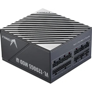 Блок питания Formula ATX 1200W VL-1200G5 MOD Gen.5 80+ gold (20+4pin) APFC 140mm fan lt.blue LED 7xS