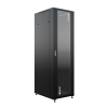 Телекоммуникационный шкаф (4409) Бастион SKAT TB-42R680GF-B Телекоммуникационный шкаф 42U/600x800мм/Пд-стекло/Зд-металл/RAL9005/99кг/1.5 л.г