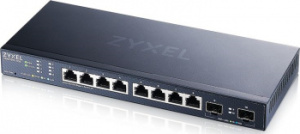 Коммутатор ZYXEL NebulaFlex XMG1915-10E-EU0101F (L3) 8x2.5Гбит/с 2SFP+ 8PoE++ 130W управляемый